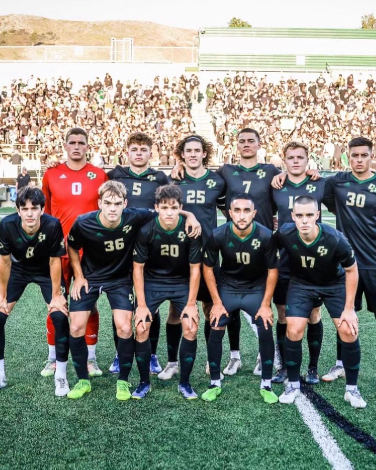 Cal Poly men's soccer team photo