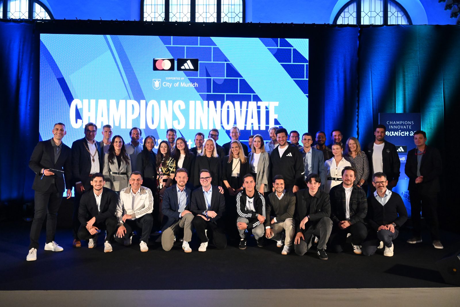 Champions Innovate final showcase group photo, Munich 2025